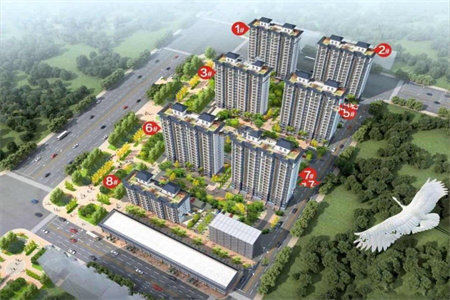 蓝光芙蓉风华二期3室2厅2卫76万118m2毛坯出售